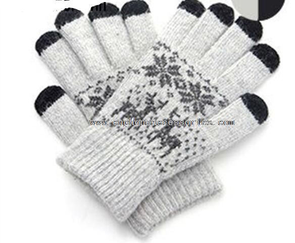 invierno Guantes suaves de mujeres para celular