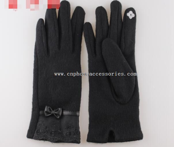 women wool gloves colorful for touch screens