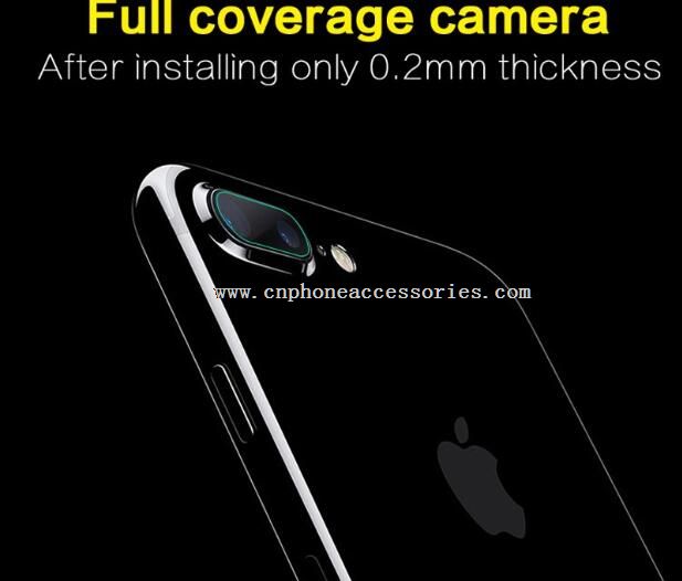 Anti-rasguñe templado vidrio Protector de la pantalla para el iPhone 7 además de lente de cámara