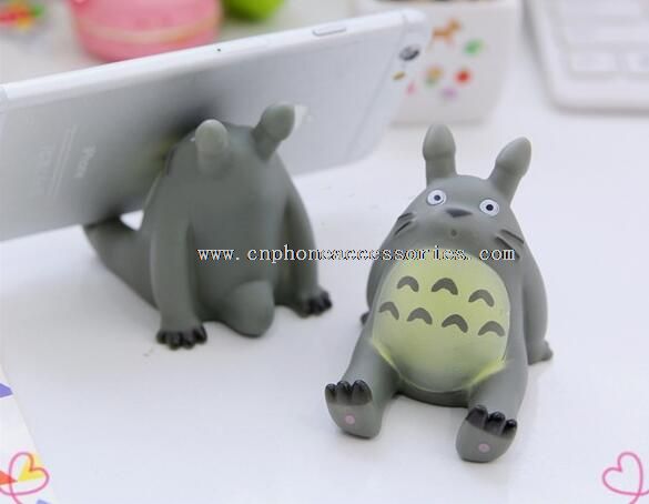 cartoon cute silicone cell phone stand holder