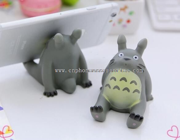 dessin animé mignon silicone cellulaire stand titulaire