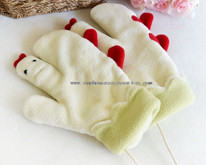 cute animal touch screen gloves