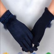 Busana wanita musim dingin wol sentuh layar Glove images