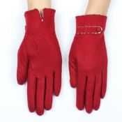 rød touchscreen handsker images