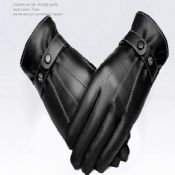 Smartphone Winter Leather Touchscreen Gloves images