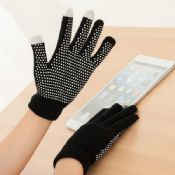 Warm anti-slip games touch screen glove images