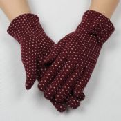 women winter gloves with bow images