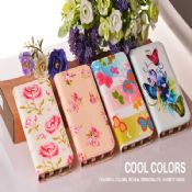 xiaomi mi note 2 PU Leather Mobile Phone Case With flower Pattern images