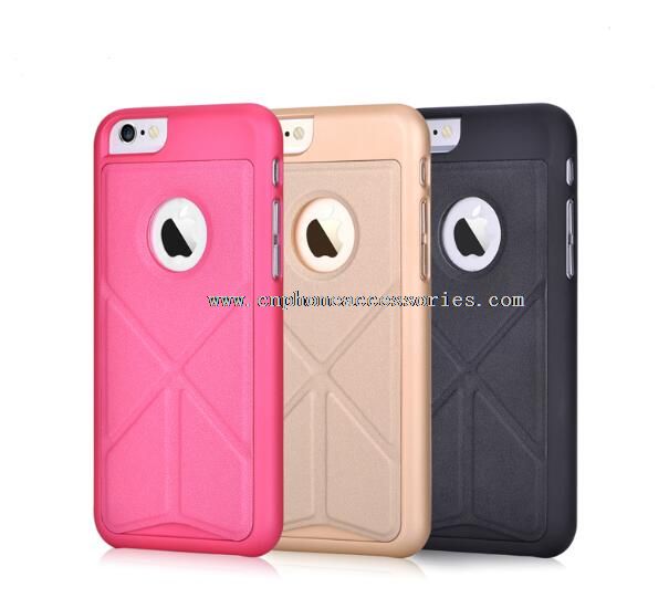 PC+Leather Protective Case for iPhone 6 6s Plus