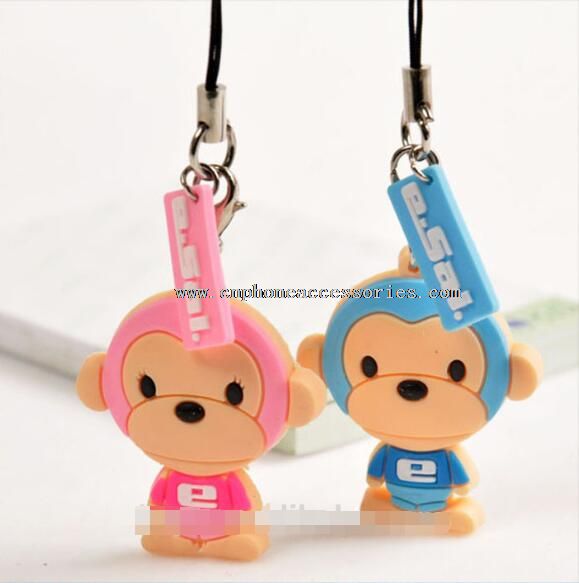 PVC cell phone pendant