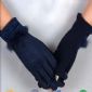 Мода дамы зимняя шерсть сенсорный экран перчатки small picture