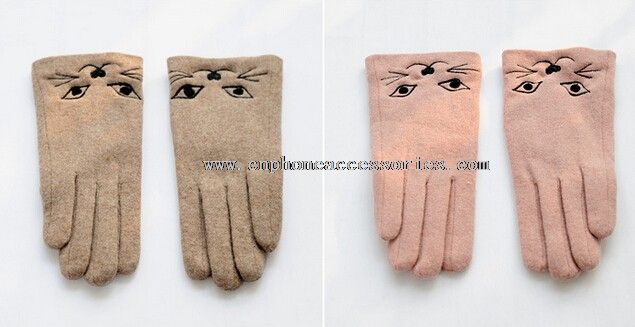 woolen screen touch gloves