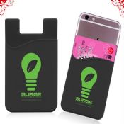 titulaire de carte d’identité silicone 3M autocollant téléphone intelligent images
