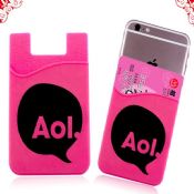 cell phone silicon card holder wallet images