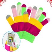 guanti di mano a maglia touch screen per smartphone images