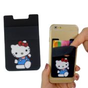 Non-slip fashional portable microfiber mobile sticker card holder images