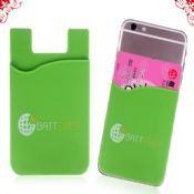 silicon card holder wallet for cellphone images