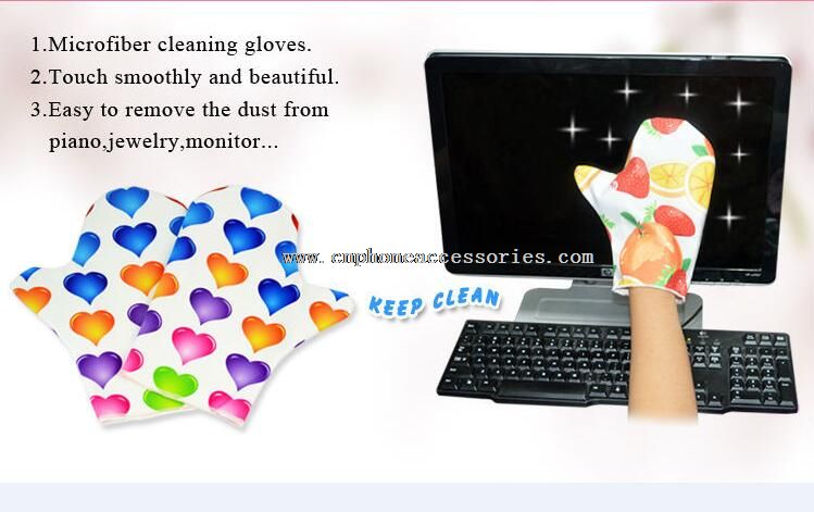 Mikrofiber rengøring handsker