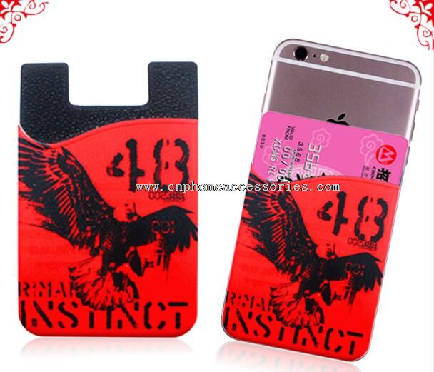 plastic silicon credit card holder