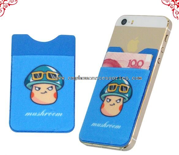3m card holder attach to the back of smart phone