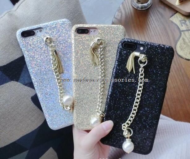 for iPhone7 pc Hard Glitter Case