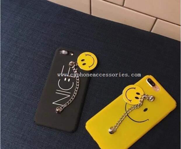 Completa coperto Smile Face Keychain per caso iPhone7