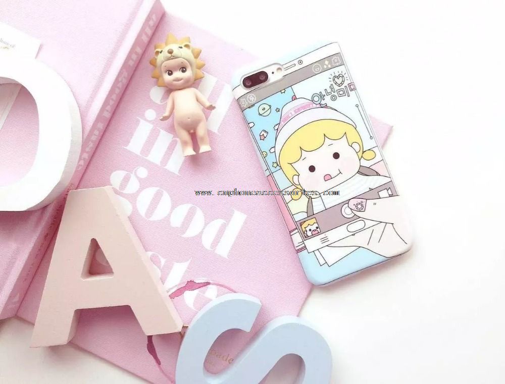 Lovely Kids Full Cover TPU IMD Phone Case for iPhone 7/7 Plus