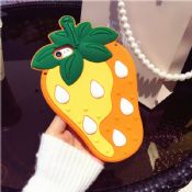 3D φρούτων φράουλα πλήρη κάλυψη σιλικόνης κινητό τηλέφωνο περίπτωση για το iPhone συν 7/7 images
