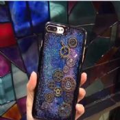 Bling Bling Hard PC Mobile phone case with Time gear design images