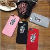 Beber Design flanela volta cobrir telefone Case para iPhone 7 images