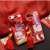 for iphone 7 TPU case with mini lucky cat images