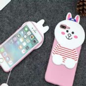 Rabbit Case for Girl Case with Lanyard images