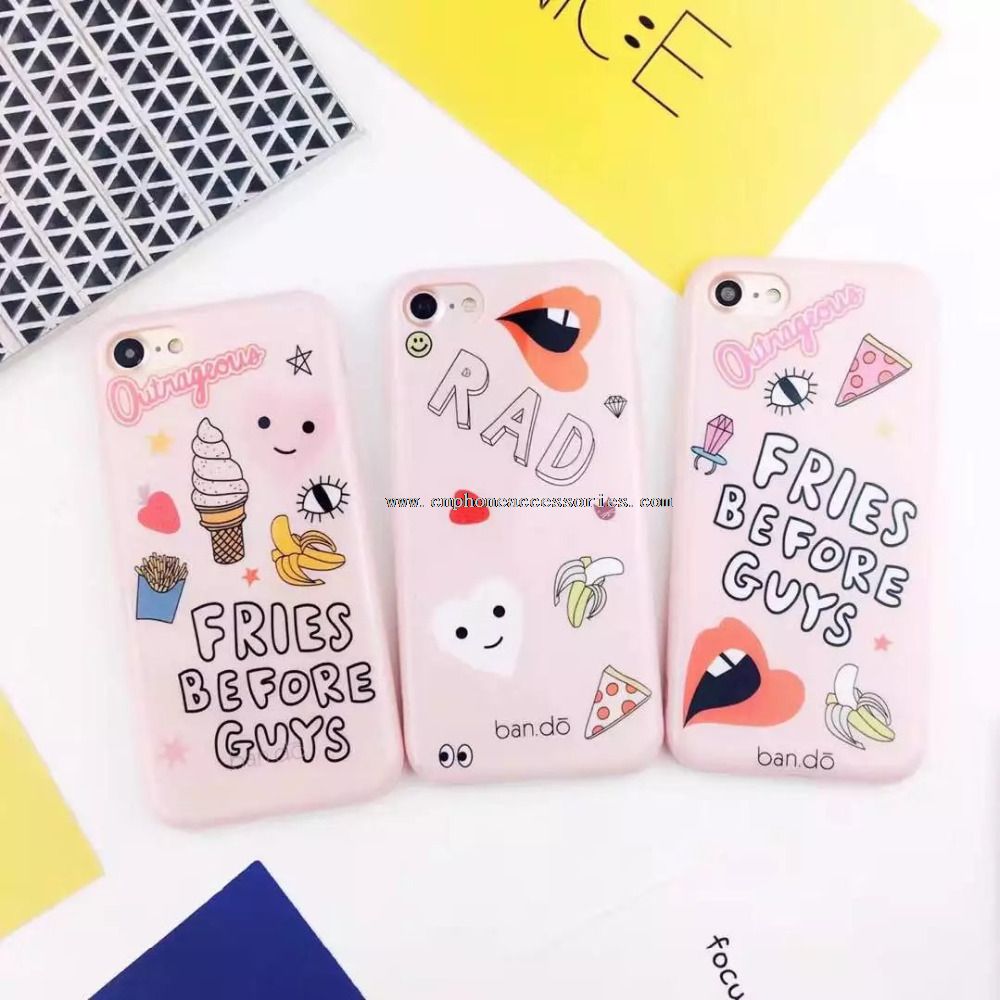 Silikon Mobile Phone Case untuk iPhone Plus 7/7