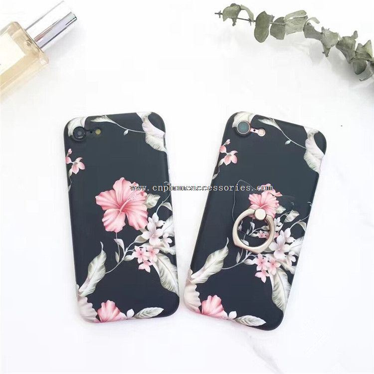 TPU Phone Case with Matching Ring for iPhone 7/7 Plus