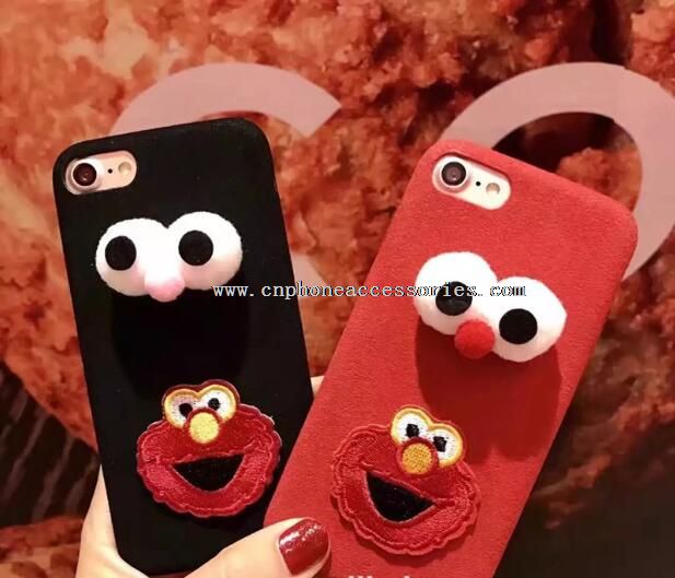 Big Eye Case Cover Plush Case for iPhone 7