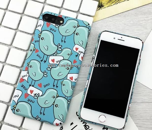 Desenho animado PC completo cobrir Phone Case para iPhone 7