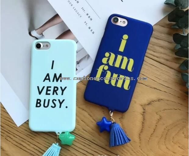 Bunte einfache Briefe Handy Case für Iphone 7 Fall