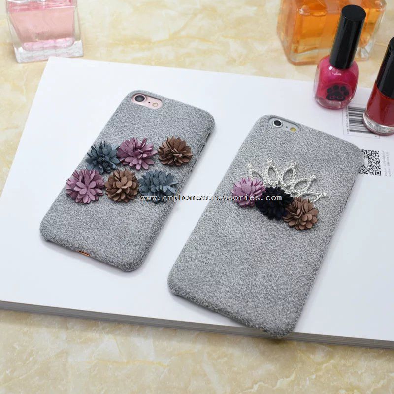 For iPhone 7 pluss Diamond Crown manuell telefon saken