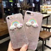 Cas de téléphone Rainbow 3D pour iPhone 7 Plus images