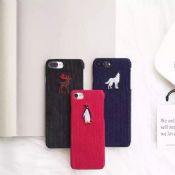 Cute Animal Flannel Case for iPhone6 pc Hard Case for iPhone7 images