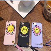 Silicone Full Cover Case with Hanging Rope for iPhone 7/7 Plus images