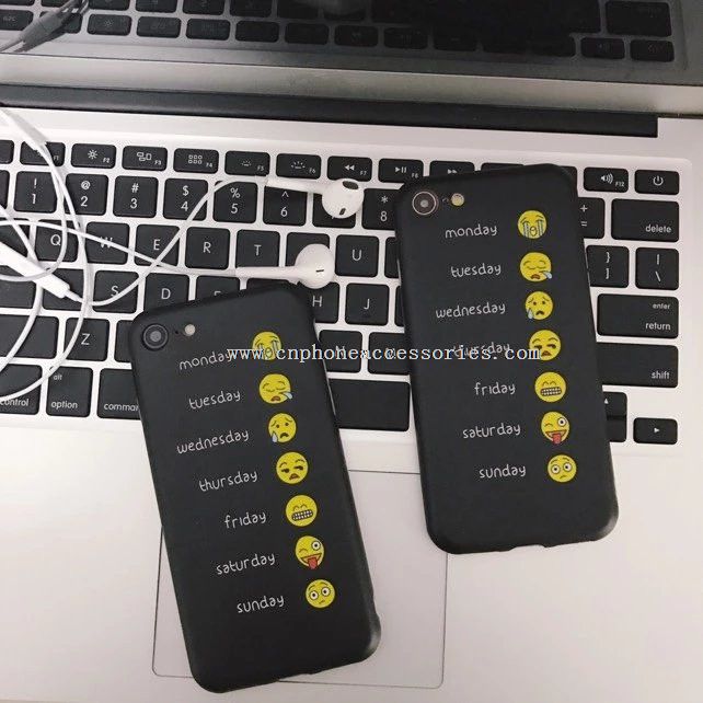 Zambeste fata TPU complet acoperi mat telefon caz pentru iPhone 7/7 Plus