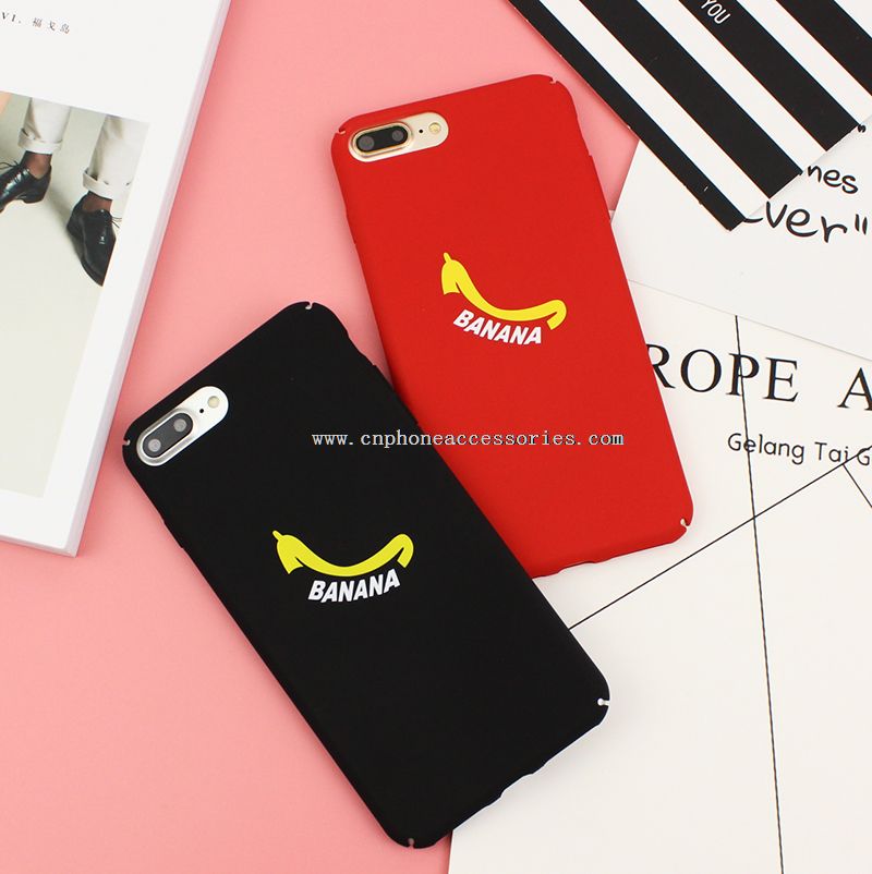 Banán PC pevný telefon pouzdro pro iPhone Plus 7/7