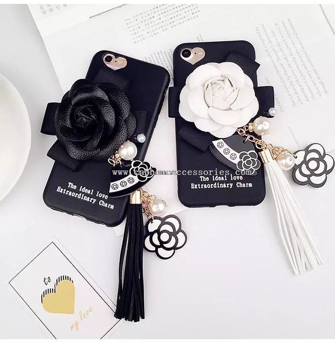 Smukke Camellia blomst telefon tilfældet for iPhone 7