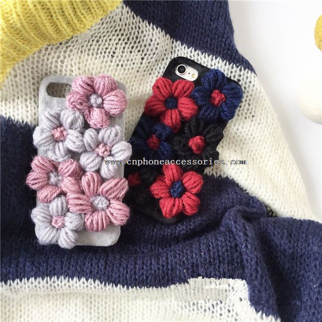 PC sabit koruyucu telefon Case iPhone 7/7 için artı kış durumda çiçekler