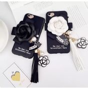 Belle Camellia fleur téléphone étui pour iPhone 7 images