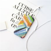 Renkli şerit PC tam kapak mat telefon Case iPhone 7 için artı images