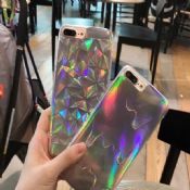 Fusione di diamante Rhomb Laser Phone Case per iPhone 7 images