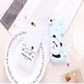 Panda Full Cover Custodia in Silicone telefono per iPhone 7 Plus images