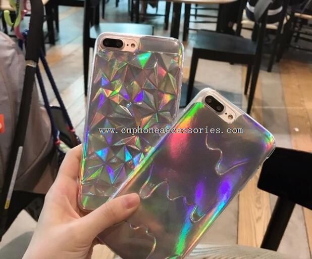 Schmelzende Diamond Raute Laser Phone Case für iPhone 7